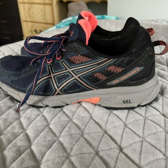 blue and orange Asics Gel-venture 6 size women's size 8.5 - Picture 6 of 6
